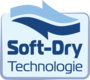 Die Soft-Dry Technologie sorgt für eine kontrollierte und verzögerte Vernetzung des Farbfilms (verzögerte Hautbildung). Hierdurch entspannt sich der Film und das Produkt hat mehr Zeit, sich auf dem Untergrund zu glätten und besser zu verlaufen. Ausbesserungen in der Fläche sind problemlos möglich, da sich der Farbfilm erneut schließt und entspannt.